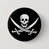 Calico Jack Ronde Button 5,7 Cm (Voorkant)