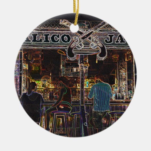 Calico Jacks Grand Cayman Keramisch Ornament (Voorkant)