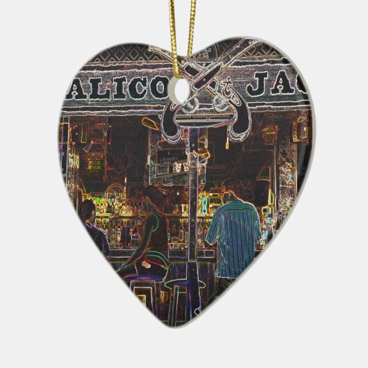 Calico Jacks Grand Cayman Keramisch Ornament (Links)