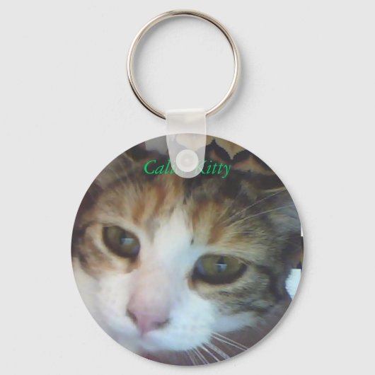 Calico Kat..awake Sleutelhanger (Voorkant)