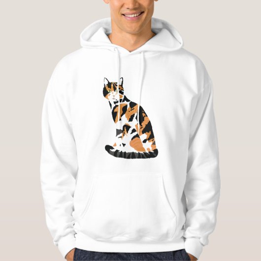 Calico-kat Hoodie (Voorkant)