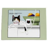 Calico Kat-houding Kat Keuken Groot Cadeauzakje (Voorkant)