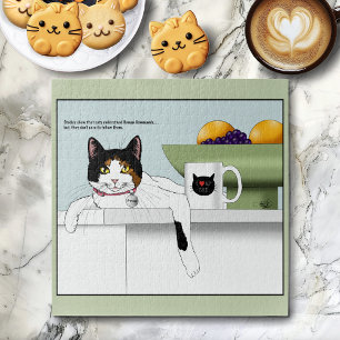 Calico Kat-houding Kat Keuken Legpuzzel