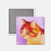 Calico Kat Magneet - "Mango" (Voorkant / Achterkant)