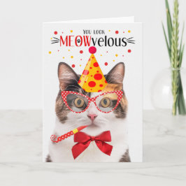 Calico Kat MEOWvelous Verjaardag Kaart