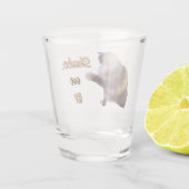 Calico Kat Schudden maar? Shot Glas (Achterkant)