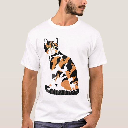 Calico-kat T-shirt (Voorkant)