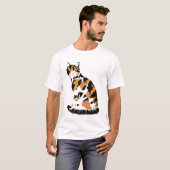 Calico-kat T-shirt (Voorkant volledig)