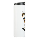 Calico-kat Thermosbeker (Gedraaid links)