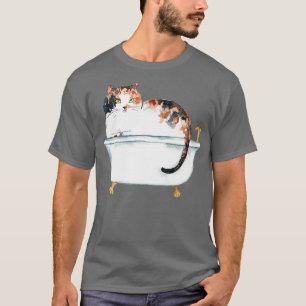 Calico kat toilet Schilderen 1 T-shirt