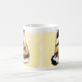 Calico-kat van achteren koffiemok (Center)