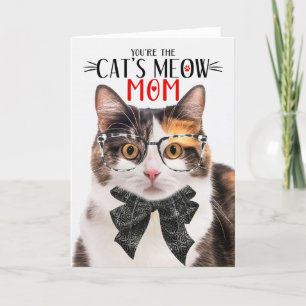 Calico Kat voor Mam op Moederdag Feestdagen Kaart