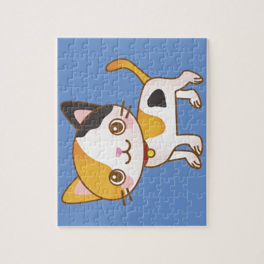 calico kattenpuzzel legpuzzel (Verticaal)