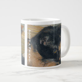 Calico Kitten Face Grote Koffiekop