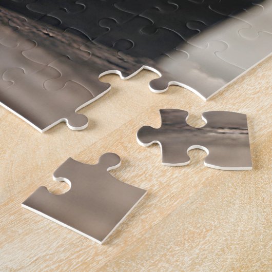 Calico Kitten in oude schoen Legpuzzel (Zijkant)