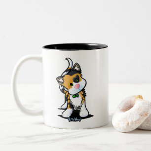 Calico Kitten KiniArt Mok