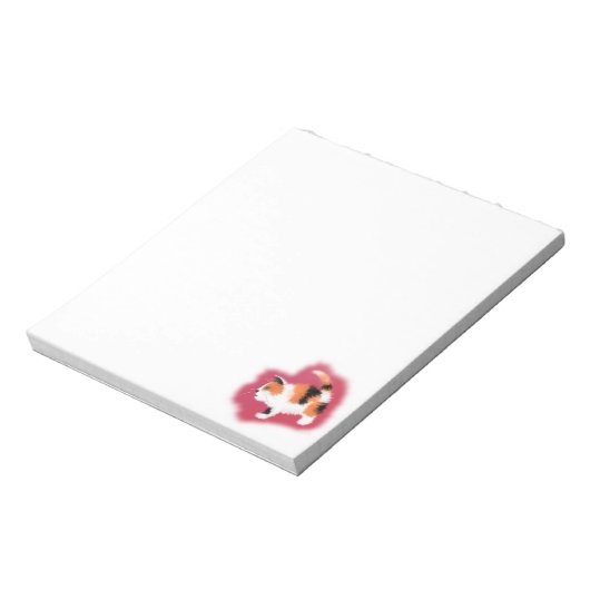 Calico Kitten Notitieblok (Linkerzijde)