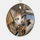 Calico Kitten Ornament (Links)