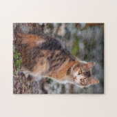 Calico Kitty Cat Legpuzzel (Horizontaal)