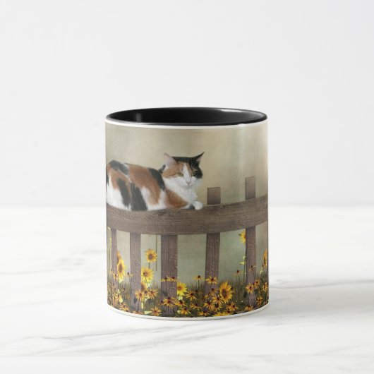 Calico kitty cat mok (Midden)