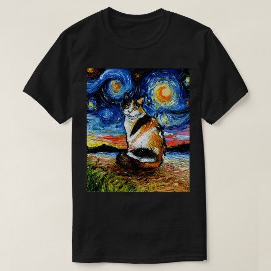 Calico Night T-shirt (Design voorkant)
