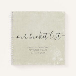 Calico Our Bucket List Couples Keepslag Notitieboek