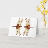 Calico Pennant Libellen Kaart (Gele Bloem)