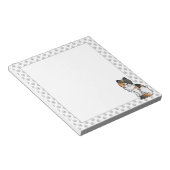 Calico Persian Cute Cartoon Cat Illustration Notitieblok (Schuin)