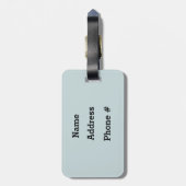 Calico Pirate Cat Bagagelabel (Achterkant verticaal)