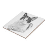 Calico Pop Halftone Tegeltje (Zijkant)