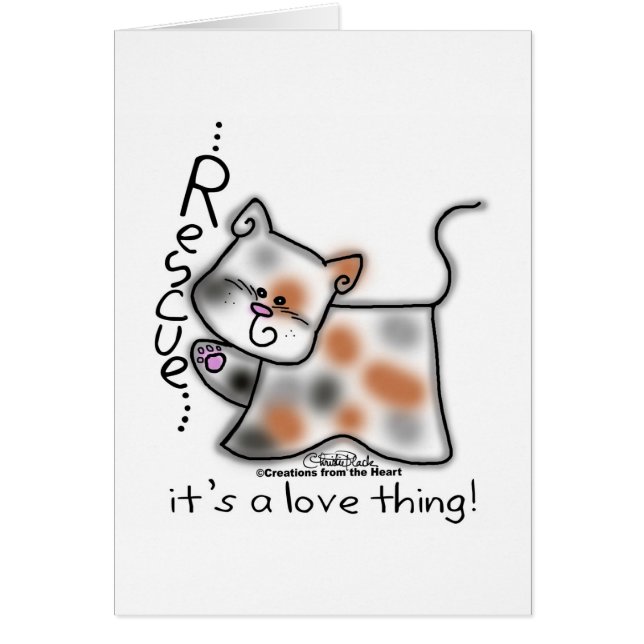 Calico RESCUE...het is een liefdesding! (Voorkant)