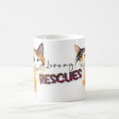 Calico & Tabby kat Koffiemok (Center)