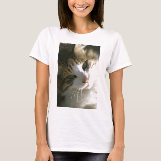 Calico Tiger Cat T-shirt (Voorkant)