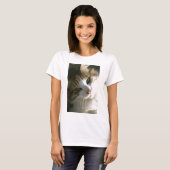 Calico Tiger Cat T-shirt (Voorkant volledig)