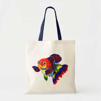 Calico Veiltail Goldfish canvas tas