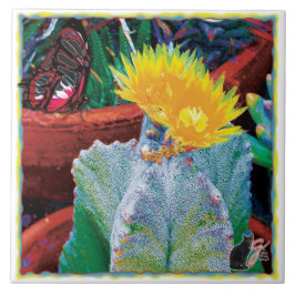 Caliente Cactus Ceramic Tegel Tegeltje