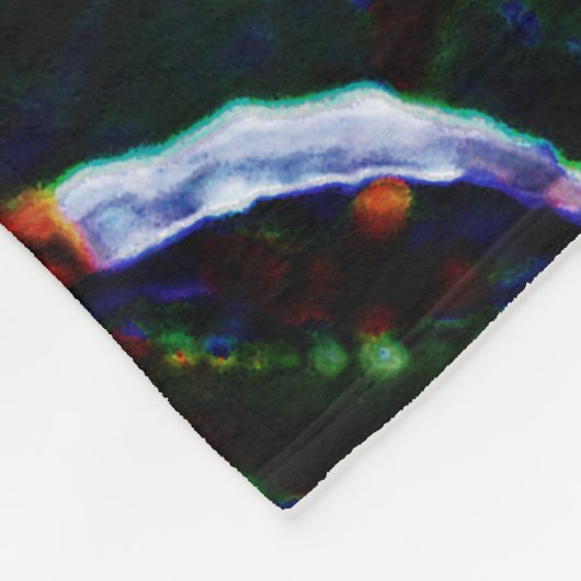 Caliente Cactus Fleece Deken (Hoek)