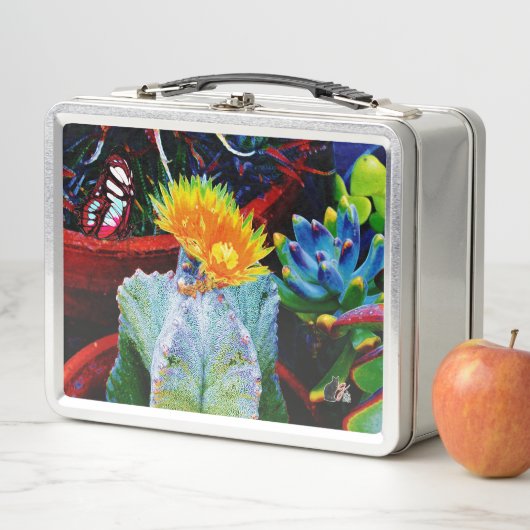 Caliente Cactus Metalen Lunchbox (In situ)