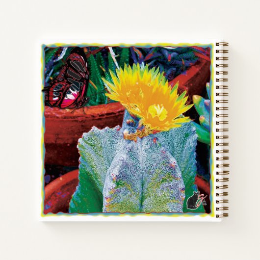 Caliente Cactus  Notitieboek (Achterkant)