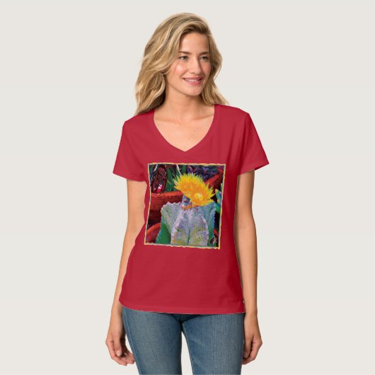 Caliente Cactus T-Shirt (Voorkant volledig)