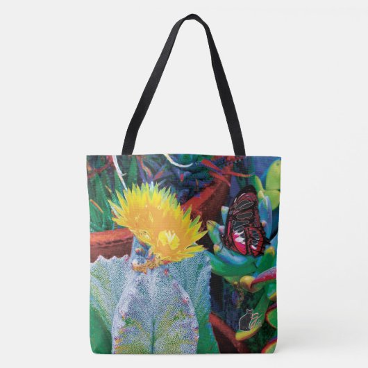 Caliente Cactus Tote Bag (Voorkant)