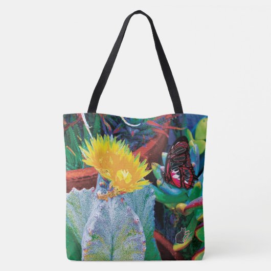 Caliente Cactus Tote Bag (Achterkant)