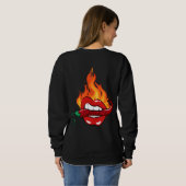 Caliente (Hot) Dames T-shirt met lange mouwen (Achterkant volledig)