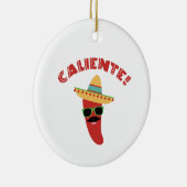Caliente Pepper Keramisch Ornament (Rechts)