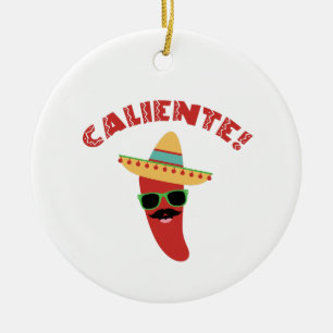 Caliente Pepper Keramisch Ornament