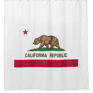 Califorina-staatsvlag Douchegordijn