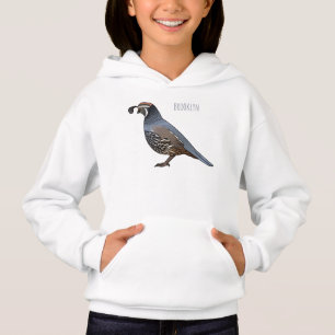 Califorische kwartel vogel cartoon illustratie