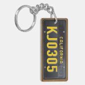 California 1963 License Bord Sleutelhanger CUSTOM (Voorkant Links)