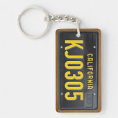 California 1963 License Bord Sleutelhanger CUSTOM (Voorkant)