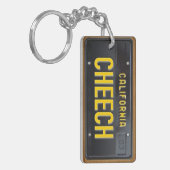 California 1963 License Bord Sleutelhanger CUSTOM (Voorkant Links)